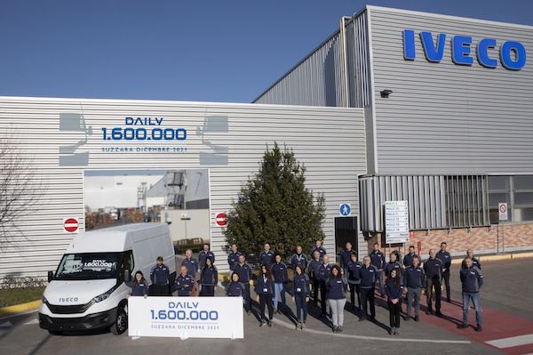 IVECO celebrates production of the 1,600,000th Daily vehicle at its historic Suzzara plant